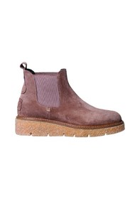 Resim Taupe Bot Kadın Nantes-sy Toni Pons Splıt Leather Ankle Boot Wıth Sıde Elastıcs Kahve 