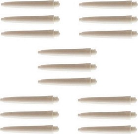 Resim Dartsan 5 Set (15 Adet) 35Mm Nylon Dart Şaft-Shaft. Beyaz 