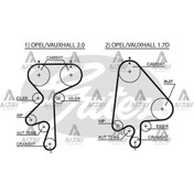 Resim Gates Triger Kayışı 176 Diş Vectra A C20ne / Astra F X17dtl Gates-5368xs 