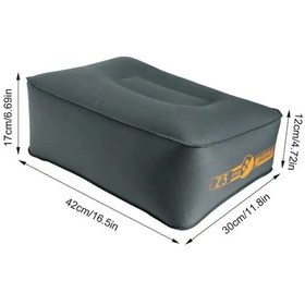 Resim Araba Seyahat Şişme Yatak Ön Eğim Ped Şişirilmiş Dışkı 1 Adet 