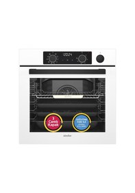 Resim Simfer 8245 11 Fonksiyon Steam Master Ankastre Fırın Beyaz Cam Dijital 