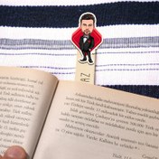 Resim Damat Karikatürlü Çubuk Kitap Ayracı 