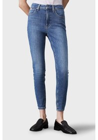 Resim Calvin Klein Bayan Kot Pantolon J20j224522 1a4 Mavi Mavi 