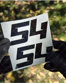 Resim Bay Etiket LMT19 Limited Edition Galaksi Efektli 54 Numara Etiketi 2 li Set 