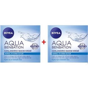 Resim Nivea Normal Ve Karma Ciltler Için 2'li Canlandırıcı Bakım Kremi 