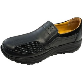 Resim Castle Black YLDZ-42638 Kadın Deri Ortopedik Comfort Ayakkabı Siyah 