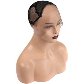 Resim Front Lace Tül Peruk Dikim Filesi / Siyah - Aysc-461842 Karışık - Çok Renkli 