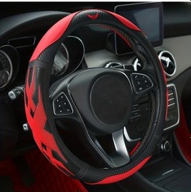 Resim Pazly Yeşil Araba Direksiyon Kılıfı - Pu Deri, Dört Mevsim İç Halka, Evrensel Spor Model, Moda Tasarım, Rf26896 Yeşil 