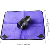 Resim Yüz Katlama Kumaş Fotoğraf Makinesi Slr Astar Lens Çantası Kalınlaştırıcı Sarılmış Kumaş Artı Kadife, Boyut: 40x40cm Mor Diğer Diğer 