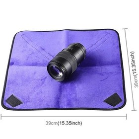 Resim Yüz Katlama Kumaş Fotoğraf Makinesi Slr Astar Lens Çantası Kalınlaştırıcı Sarılmış Kumaş Artı Kadife, Boyut: 40x40cm Mor Diğer Diğer 