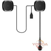 Resim Pm-14283 Bluetoothlu Şarjlı Kask Içi Motosiklet Hoparlör Ve Mikrofon Seti 