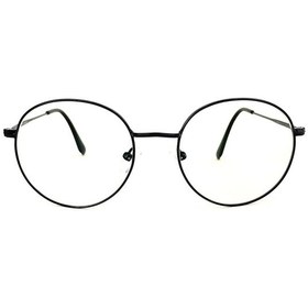 Resim Siyah Retro Yuvarlak Dinlendirici Bilgisayar Ekran Gözlüğü 