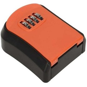 Resim Fortunelane 4 Şifreli Kapalı Anahtar Kutusu, 5 Anahtar Depo, Su Geçirmez, İç/şehir Dışı Kullanım, G2x Turuncu 