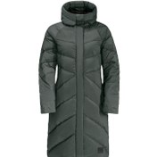 Resim Jack Wolfskin Marienplatz Coat Kadın Yeşil Outdoor Ceketi 