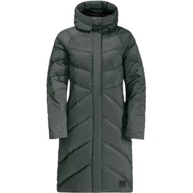Resim Jack Wolfskin Marienplatz Coat Kadın Yeşil Outdoor Ceketi 