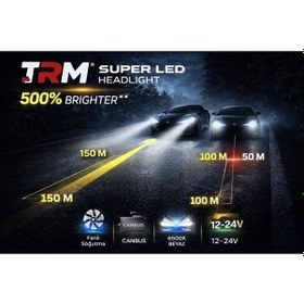Resim Trm Led Xenon Süper Led H3 6000k 12000lm %500 