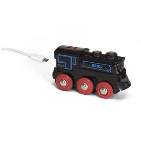 Resim Brio USB ile Şarj Edilebilir Lokomotif 33599 
