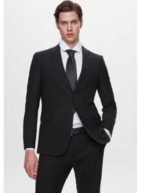 Resim D's Damat Ds Damat Regular Fit Siyah Düz Takim Elbise 5he05ob35565m 001 