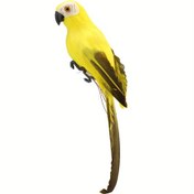 Resim 1 Adet Bebek Süsü, Yapay Simülasyon Köpük Kuş, Papağan Tüy Bahçe Kuşu Prop Dekor, Yatak Odası, Oturma Odası Ve Bahçe Dekoru Için, Sarı, Oda Dekoru, Ev Dekoru 