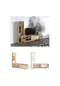 Resim Decormet Larissa Tv Ünitesi Safir Meşe Çok Renkli 