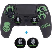 Resim Dobe PS5 Dualsense Call Of Duty Koruyucu Silikon Kılıf + Analog silikon Koruyucu 
