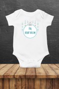 Resim BabyLimon Ilk Yeni Yılım Baskılı Bebek Body Zıbın 
