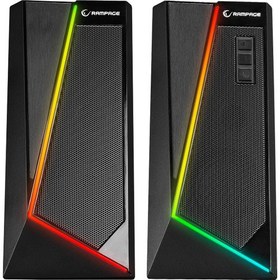 Resim Rampage RMS-X8 MAJESTY Bluetooth & FM'Li RGB Işıklı Multimedia Gaming Oyuncu 2.0 Speaker 