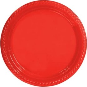 Resim E&D Collection Benim - Kırmızı Tabak 25 Adet 22 cm 