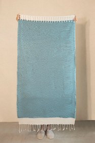 Resim Sare Peştamal Mavi - Mavi 