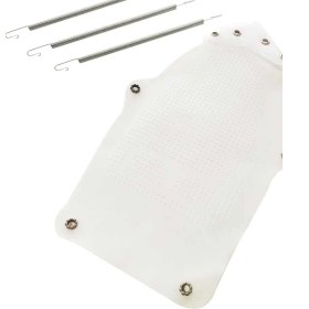 Resim Yapışmaz, Yanmaz, Parlatmaz Teflon Ütü Altlığı, Silikon Ütü Tabanı, Beyaz 