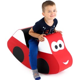 Resim Yumuşak Sallanan Oyuncak - Car - açık pastel mavi 