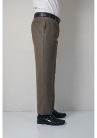 Resim Erkek Kahverengi Klasik Kumaş Pantolon Kahve 
