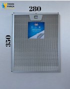 Resim En 280mm Boy 351mm Tek Tırnaklı Aspratör Filtresi 