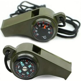 Resim MiraLive Pusulalı Çok Fonksiyonlu Acil Durum Düdüğü 