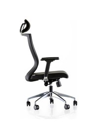 Resim Dekofis Goldsit Fileli Koltuk Alüminyum Ayak Oynar Kol 