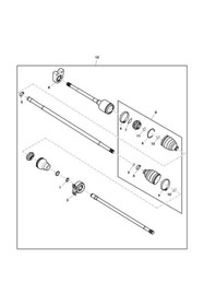 Resim John Deere Re45941 4x4 Ön Aks Komple Mafsal Seti (dövme) - 