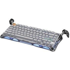 Resim GravaStar Mercury K1 Pro RGB Kablosuz Mekanik Gaming Klavye, Alüminyum Çerçeveli, İngilizce Q, 