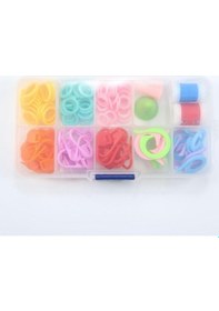 Resim Zcjb El Örgü Alet Seti Tığ Alet Yün Işaretleyici Toka Renk Işaretleyici Daire Sayacı Pp Kutu Seti -122251 