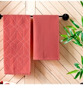 Resim Schafer Solid Home 2 Li Kurulama Bezi 40x60 Cm-mercan 