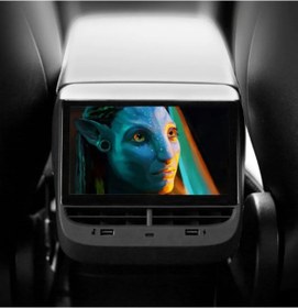 Resim TESLA Model Y için 7" Arka Eğlence ve Klima Kontrolü Dokunmatik Ekran 