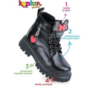 Resim Kaptan Junior Kız Çocuk Botu Pvtk 550 Siyah 