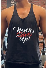 Resim Hardpower Gym Fitness Tank Top Sporcu Atleti Siyah 