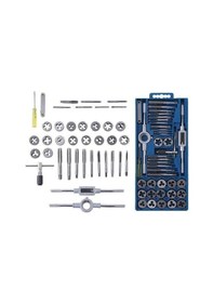 Resim Valkyrie 40 Parça Klavuz Pafta Seti Metrik Set M3-m12 Arası 40lı Takım 