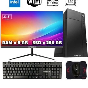 Resim Xaser XSR1001 i5-7400 8 GB 256 GB SSD 23.8" Free Dos Masaüstü İş İstasyonu 