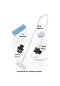 Resim Cb-101a Buharlı Temizlik Makinası Yedek Havlu & Fırça Takımı 