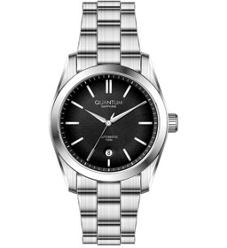 Resim Quantum Qmg1228.350 Otomatik Mekanizmalı Safir Camlı Çelik Kordon Çelik Kasa 10 Atm Suya Dayanıklı Metalik Renk Erkek Kol Saati Metalik 
