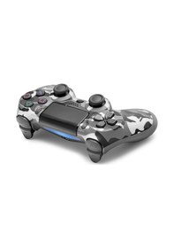 Resim Büro Ev Ofis Oyun Konsolu İçin Kamuflaj Gri Ps4 Gamepad Oyun Kolu 