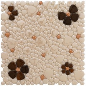 Resim Gelincik Cam Mozaik Solid Mix D 012 