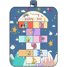 Resim Picnic Time Çocuk Oyun Halısı 200x200 Klasik 391401829 Gri 