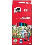 Resim Pritt 12 Renkli Kuru Boya Kalemi Karton Kutu 